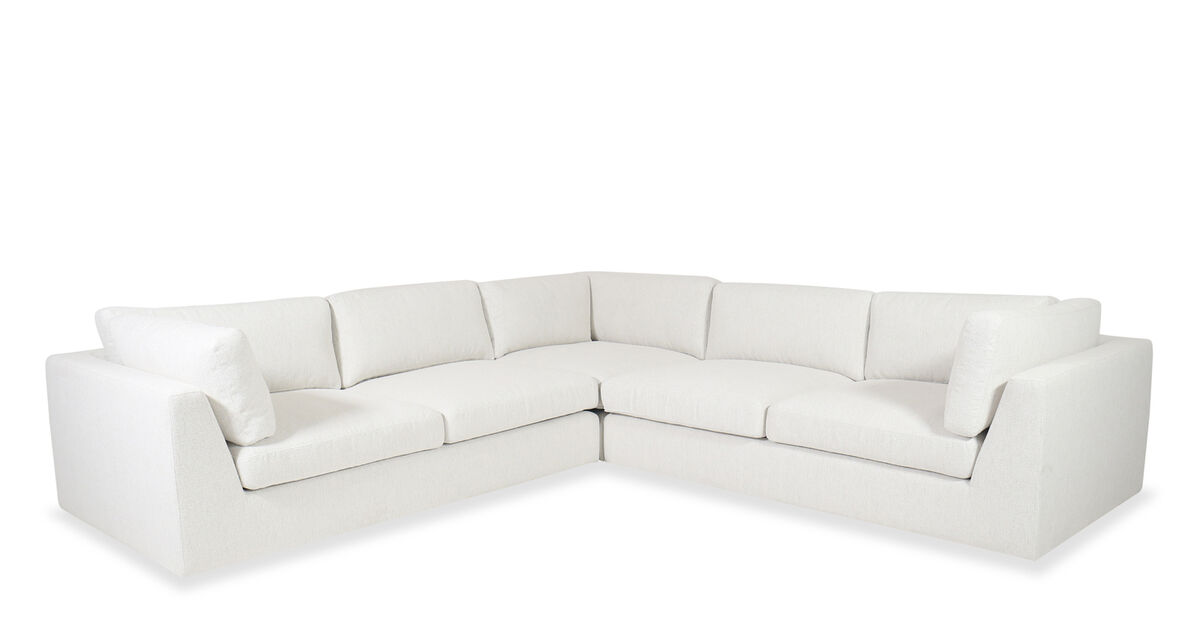 Fairbanks Cotton 3-Piece Sectional