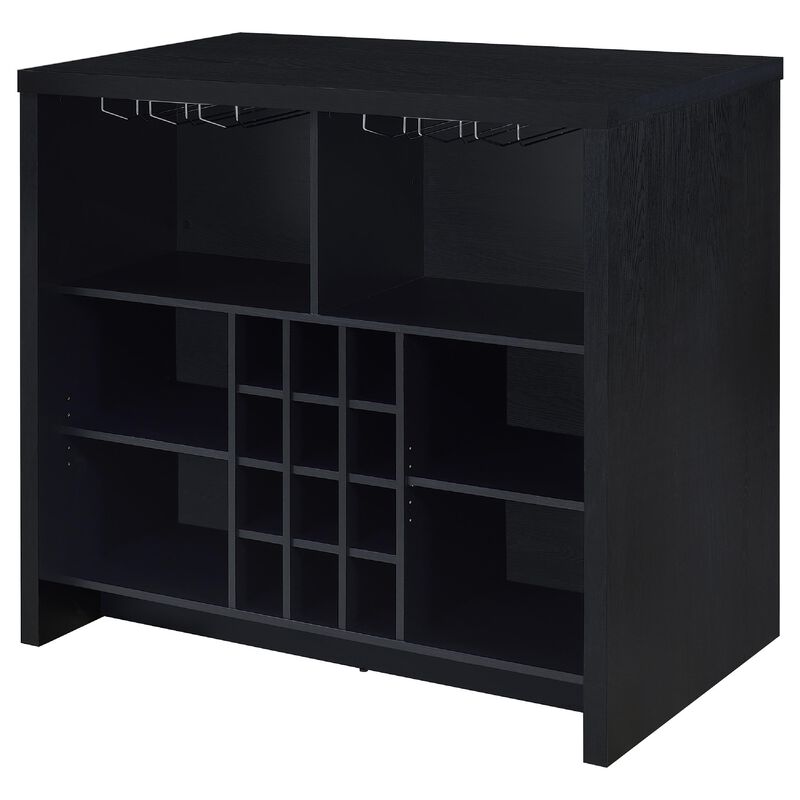 Anga Home Bar, 6 Shelves, 12 Bottle Holder, Stemware image number 3