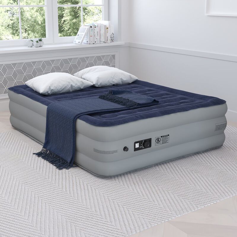Flash Furniture 18 in Air Mattress with ETL Certified Internal Electric Pump - Queen image number 9