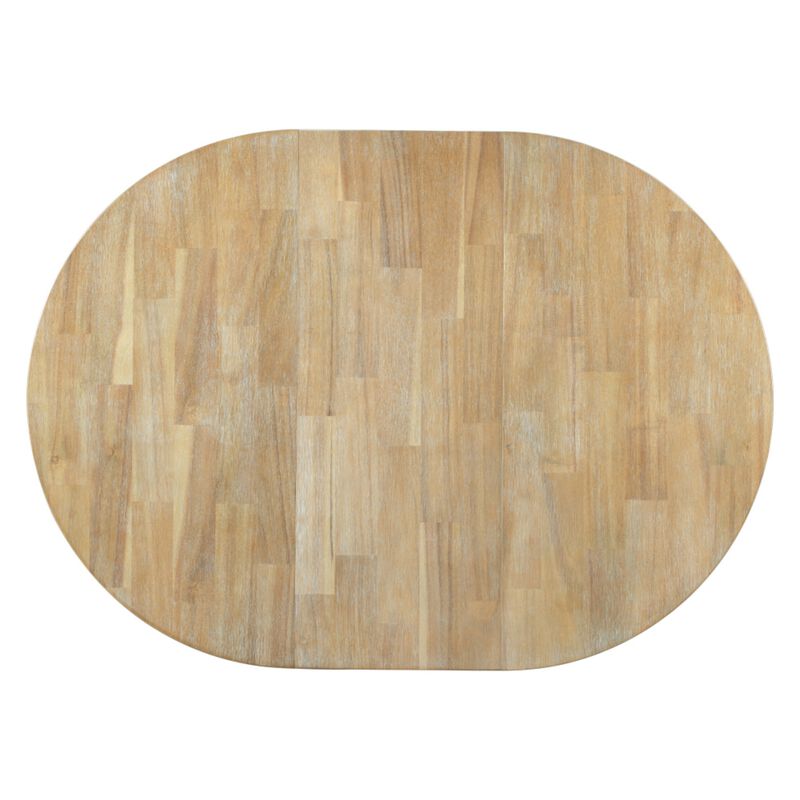 Hoswos Farmhouse Extendable Round Dining Table image number 7