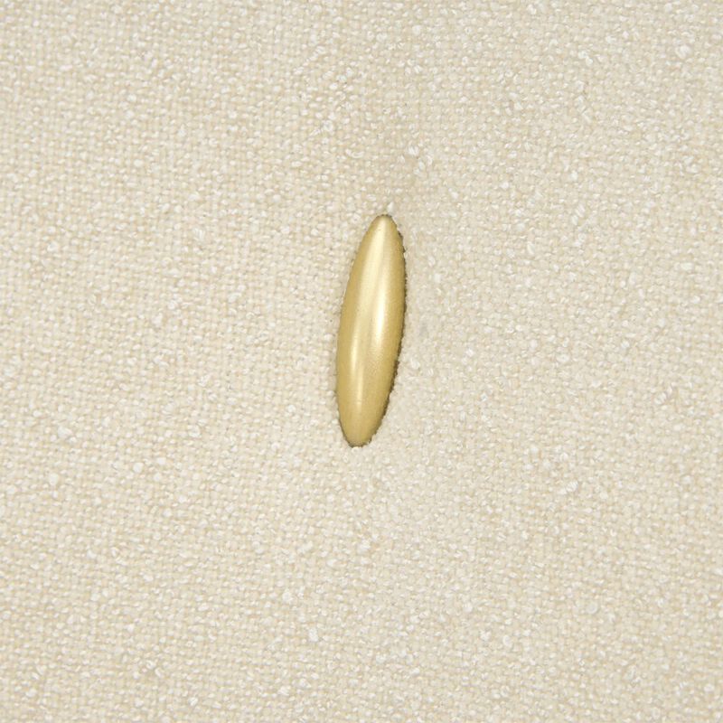 Michael Amini La Marisia Chenille Chaise - Tranquil/Light Champagne