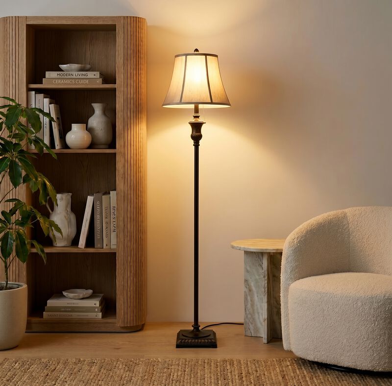 Sophia Bronze LED Floor Lamp image number 1