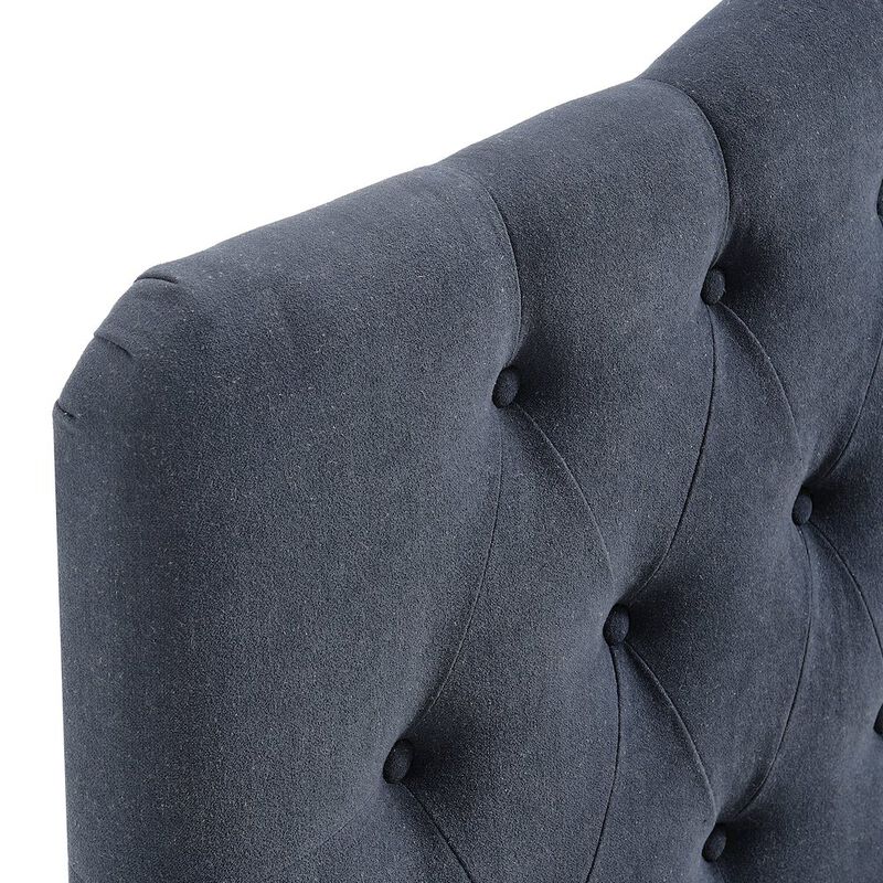 Annabel Premium Linen Blend Full Headboard image number 5