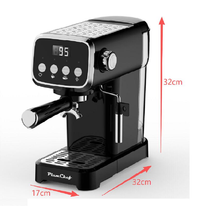 20BAR Slim Vertical Espresso Machine with Milk Frother, Built-in Cup Warmer, 43 OZ Detachable Tank, Screen Button image number 5