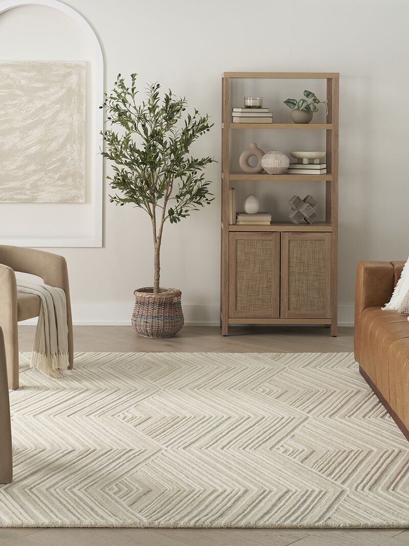 Graceful GRU03 Ivory 8'6" x 11'6" Rug image number 7