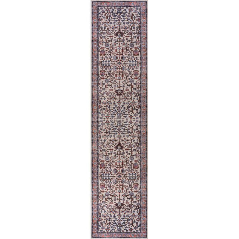 Kemer All-Over Persian Machine-Washable Area Rug