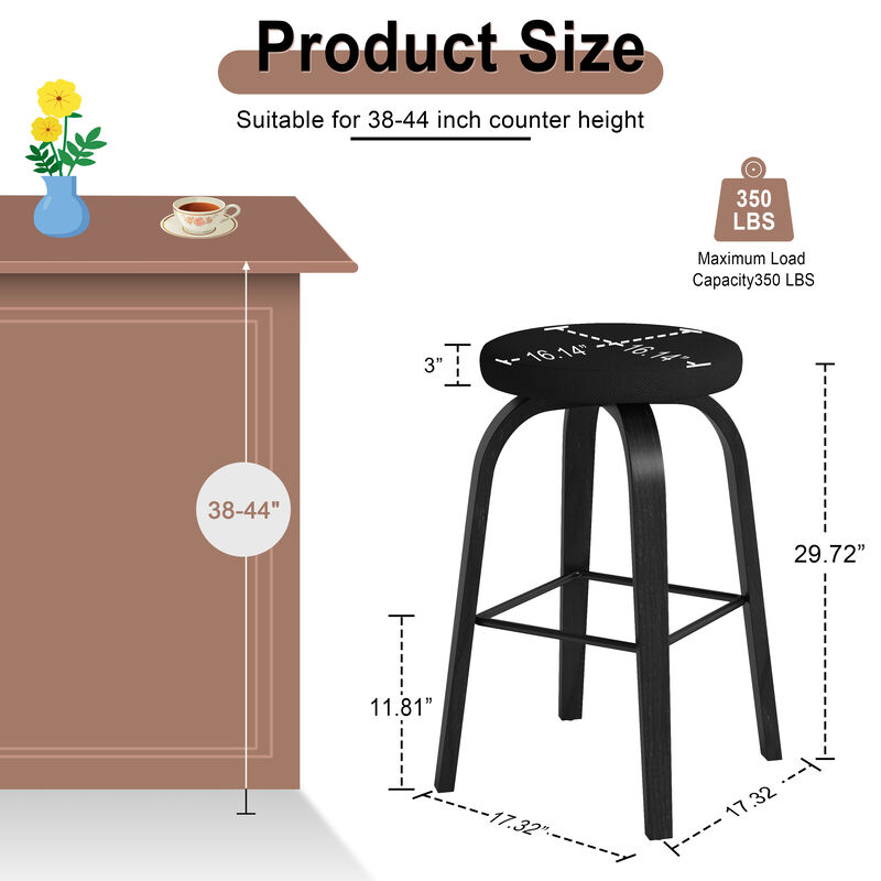Dwipka Swivel Bar stool image number 5