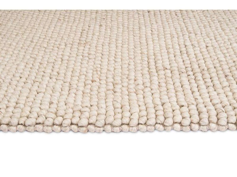 Simone Cream and Ivory Marble Looped Rug image number 3