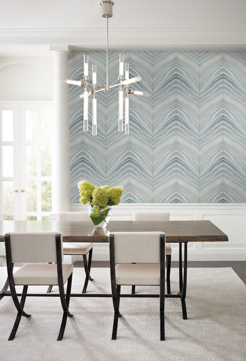 Onyx Strata Blue Wallpaper image number 1
