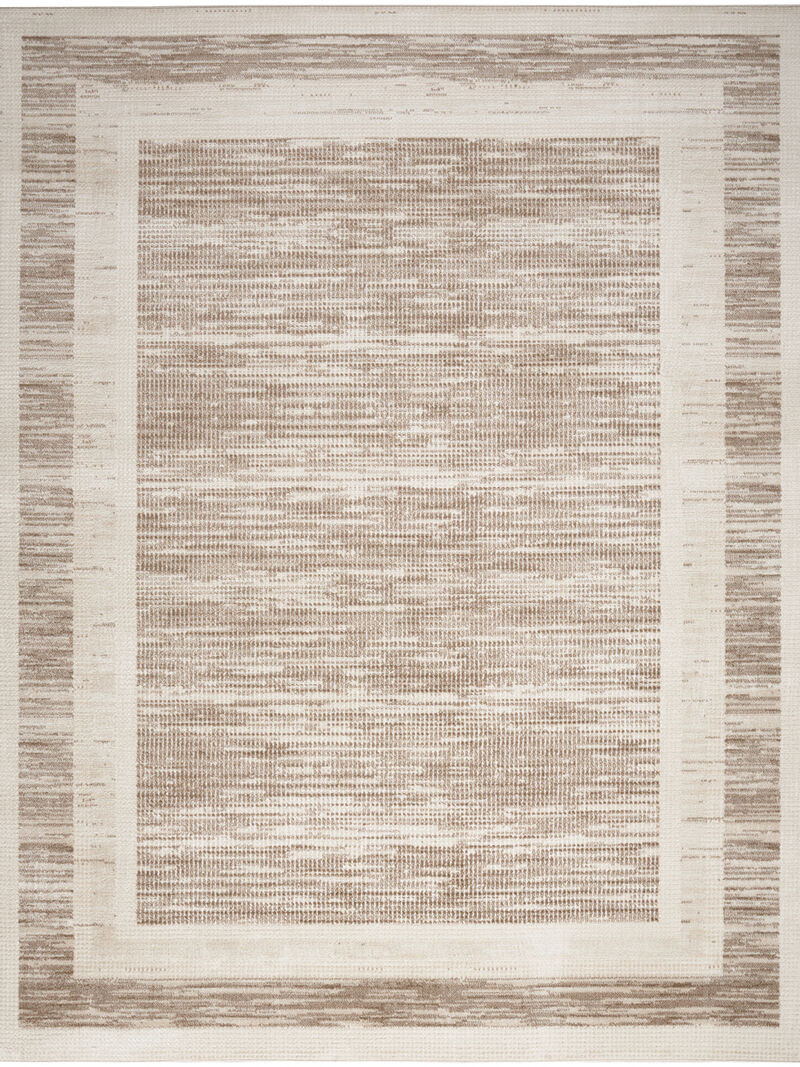 Serenity Home SRH07 Mocha/Ivory 9' x 12' Rug image number 0