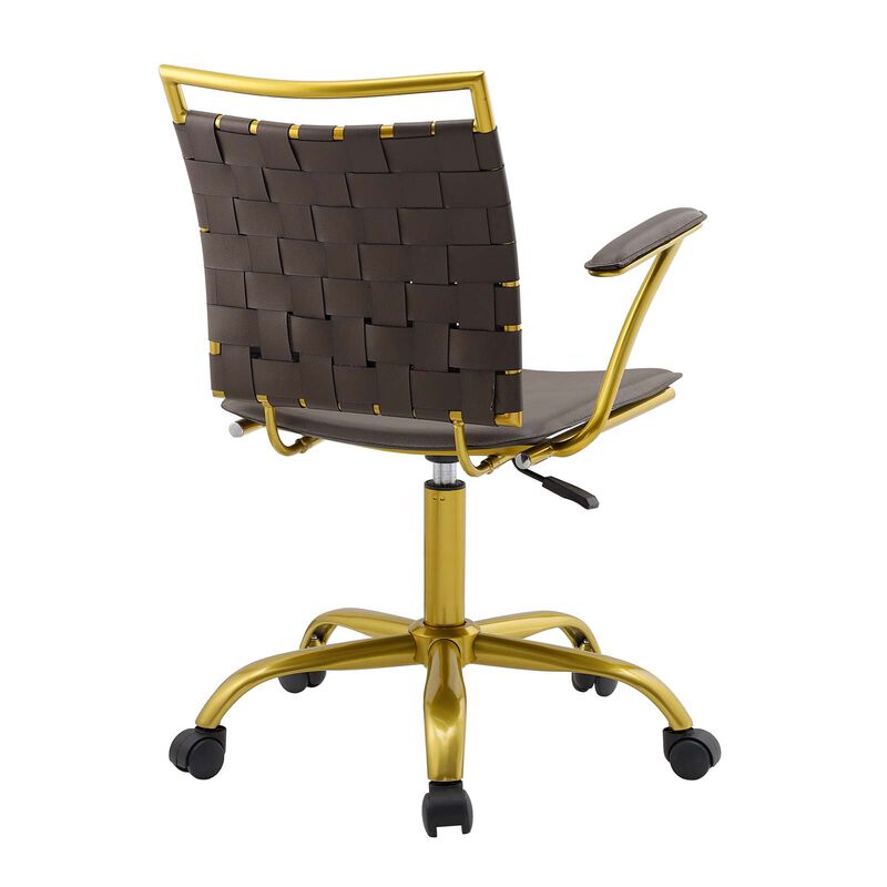 Modway Furniture - Fuse Faux Leather Office Chair image number 3