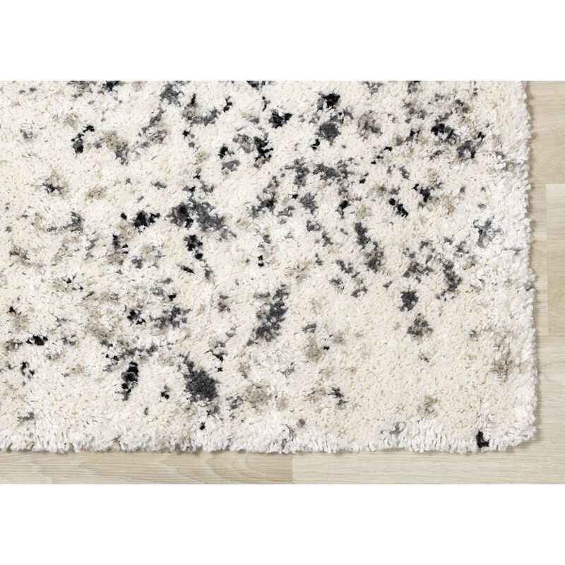 Novelle Home Madison Cream Taupe Grey Soft Speckeled Shag Rug, 7'10 x 10'10 image number 5
