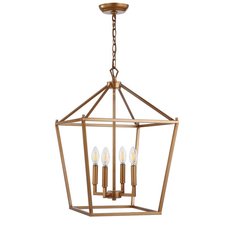 PagodaBulb Lantern Metal LED Pendant