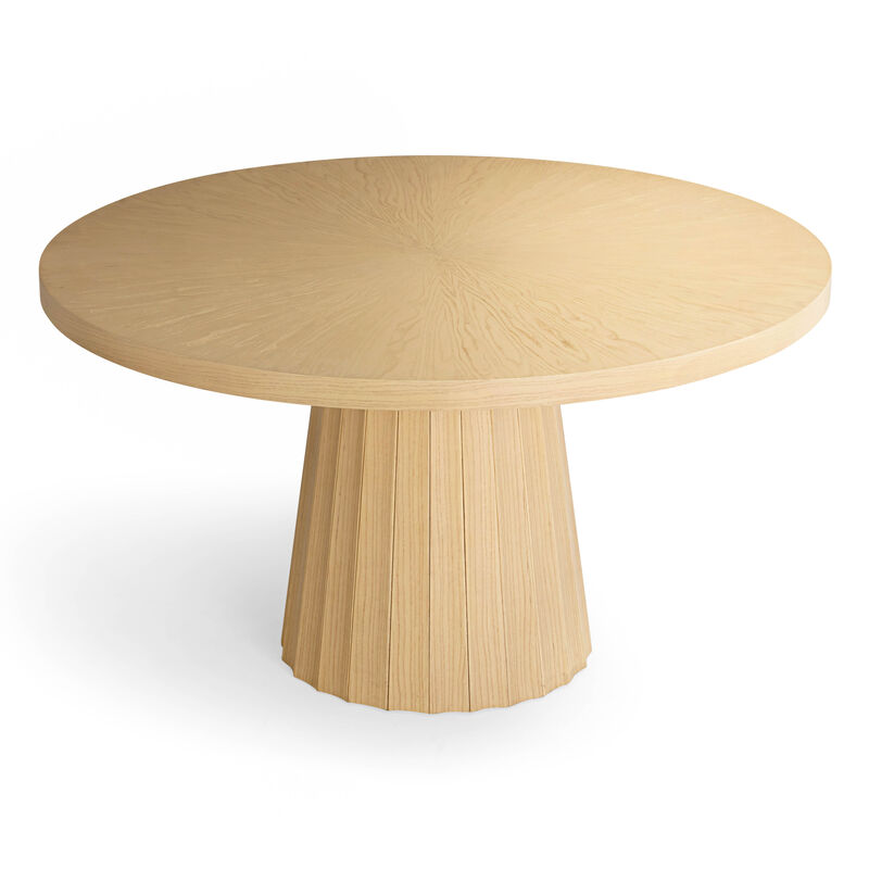 Meri Natural 56" Round Dining Table