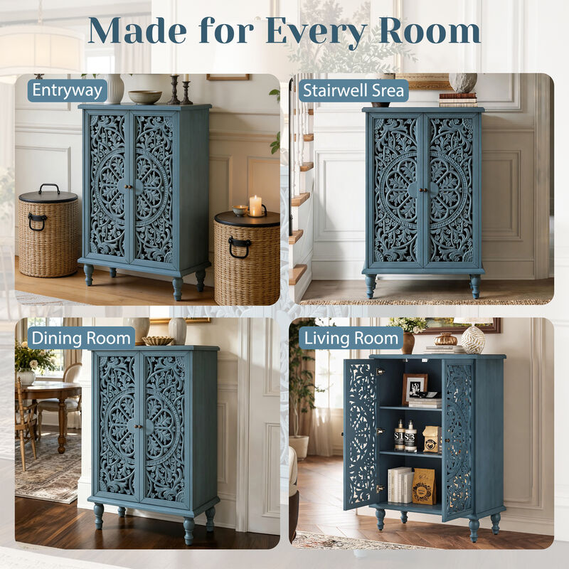 Zuggo 47" Tall Accent Cabinet image number 5