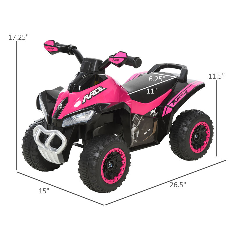 BreeBe NO Power Kids Ride On Push Car, Ride Racer, Foot-to-floor Sliding Car, Walking ATV Toy with Music, Lights image number 2