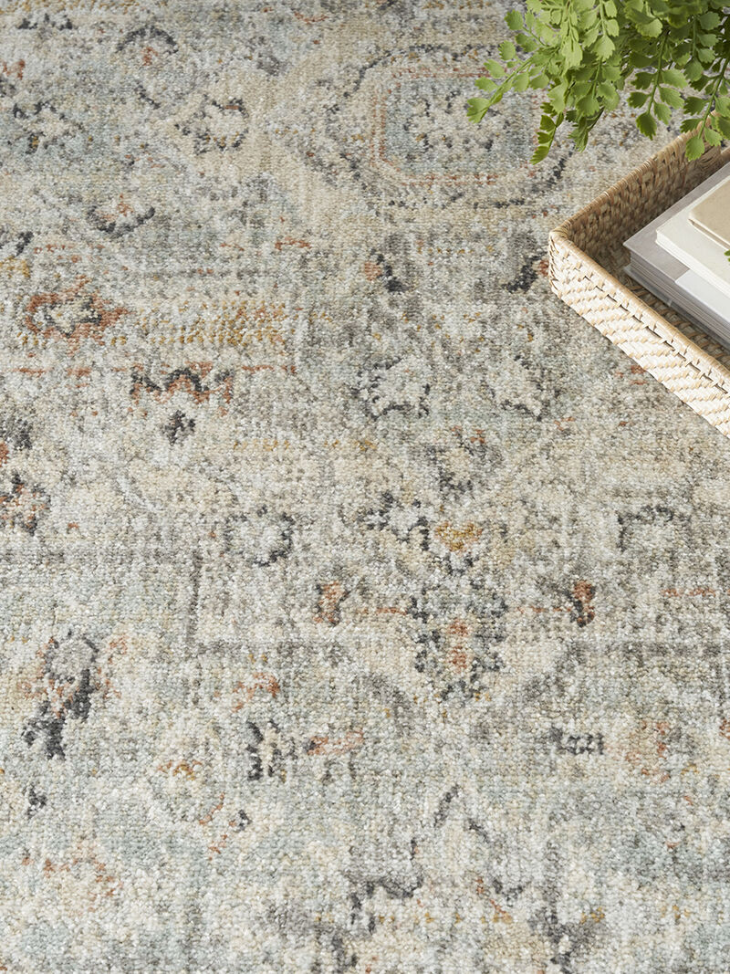 Oushak Home OUS02 Light Gray 7' x 10' Rug image number 6