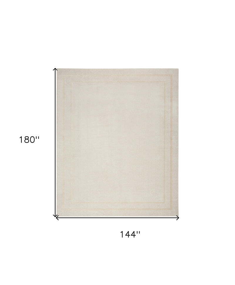HomeRoots 12' X 15' Ivory And Gold Indoor Outdoor Area Rug image number 3