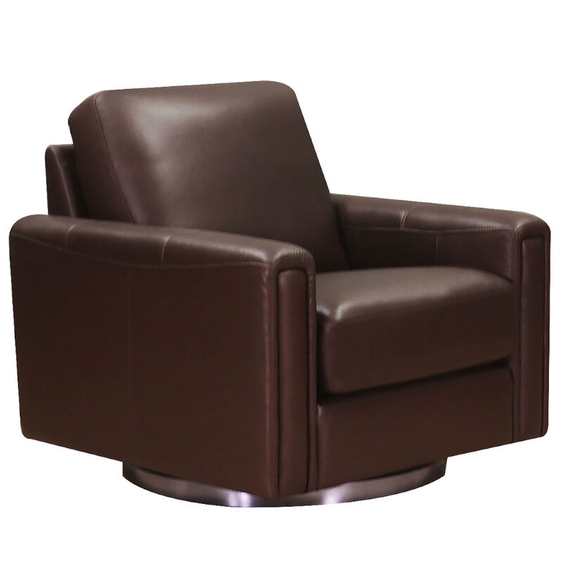 Hayward Swivel Leather Chair