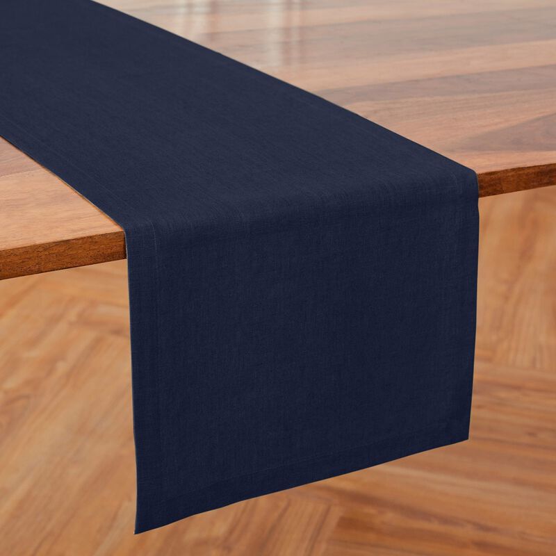 Solino Home 100% Pure Linen Table Runner - Diana