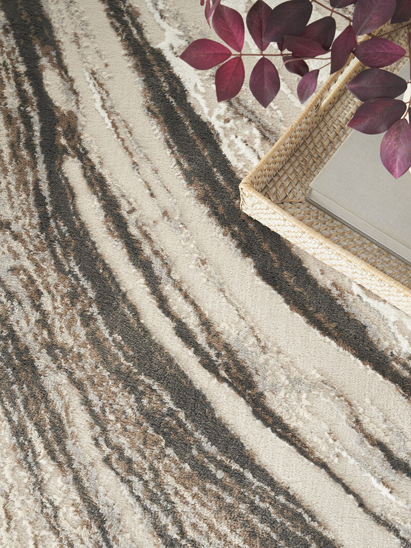 Sustainable Trends SUT05 Beige/Gray 6' x 9' Rug