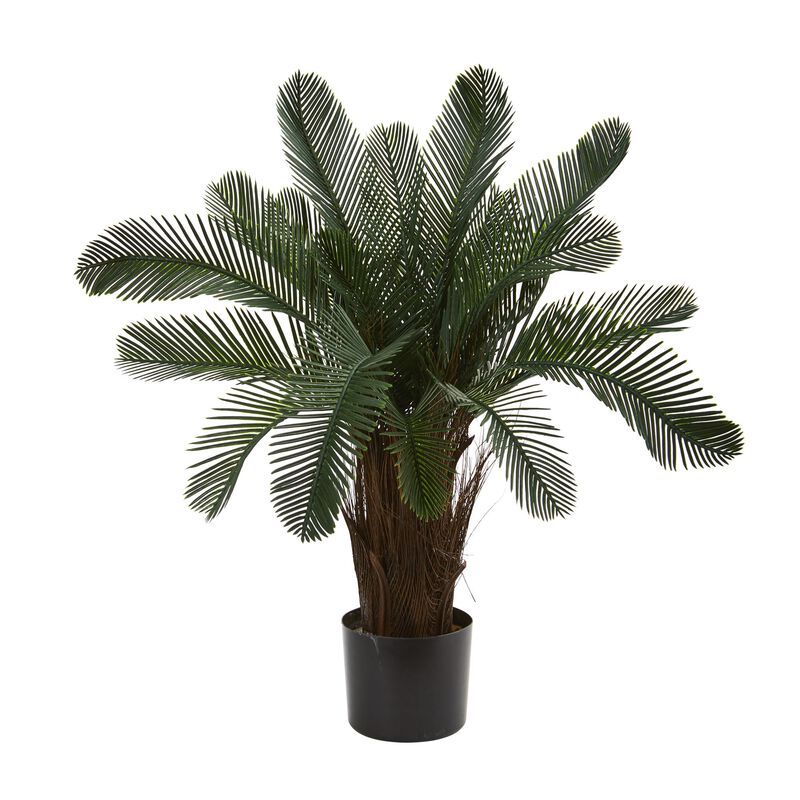Hivvago 2' Cycas Artificial Tree UV Resistant (Indoor/Outdoor)