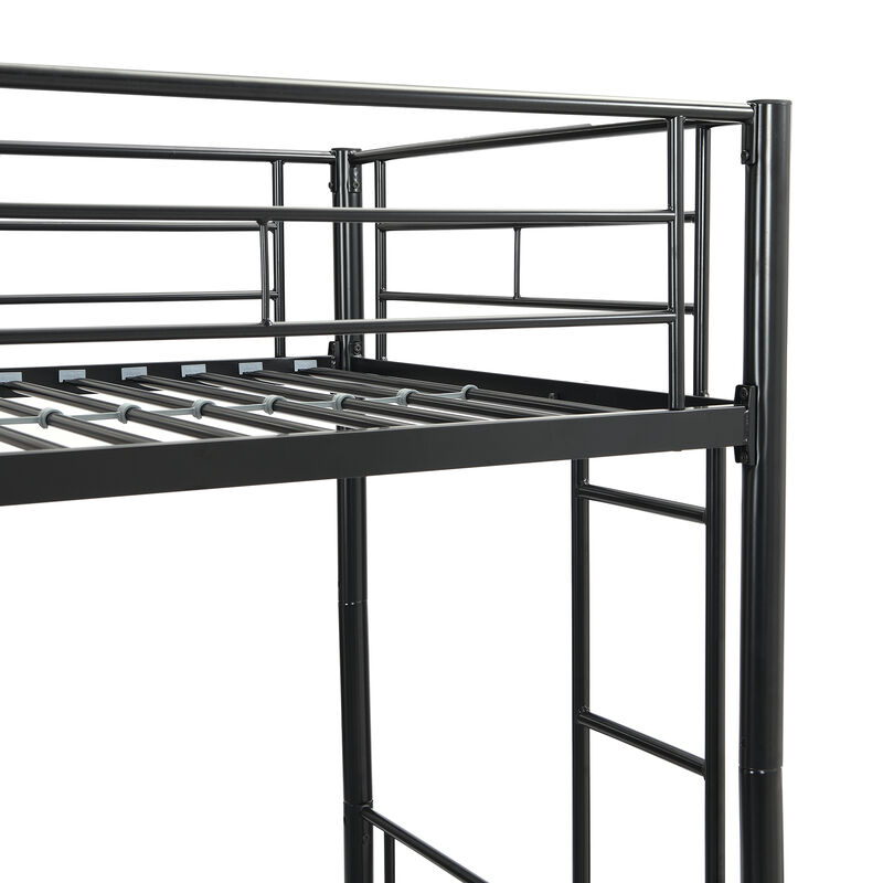 Merax Twin Over Twin Bunk Bed with Sturdy Steel Frame