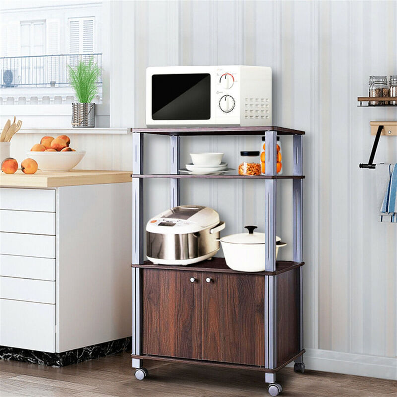 Multi-Functional Kitchen Storage Rack Space-Saving Organizer for Kitchen Essentials and Accessories