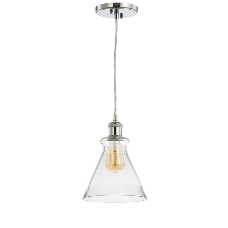 Goldwater Adjustable Drop Metal/Glass LED Pendant