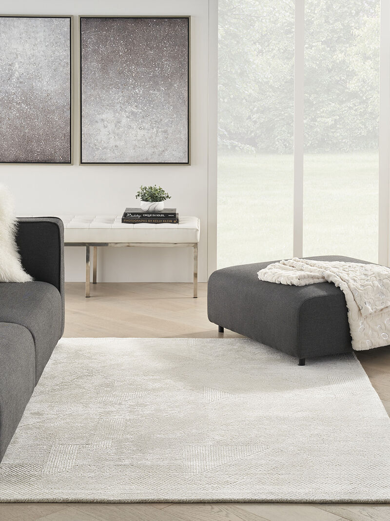 Ma30 Star SMR01 Ivory 5'3" x 7'3" Rug image number 7