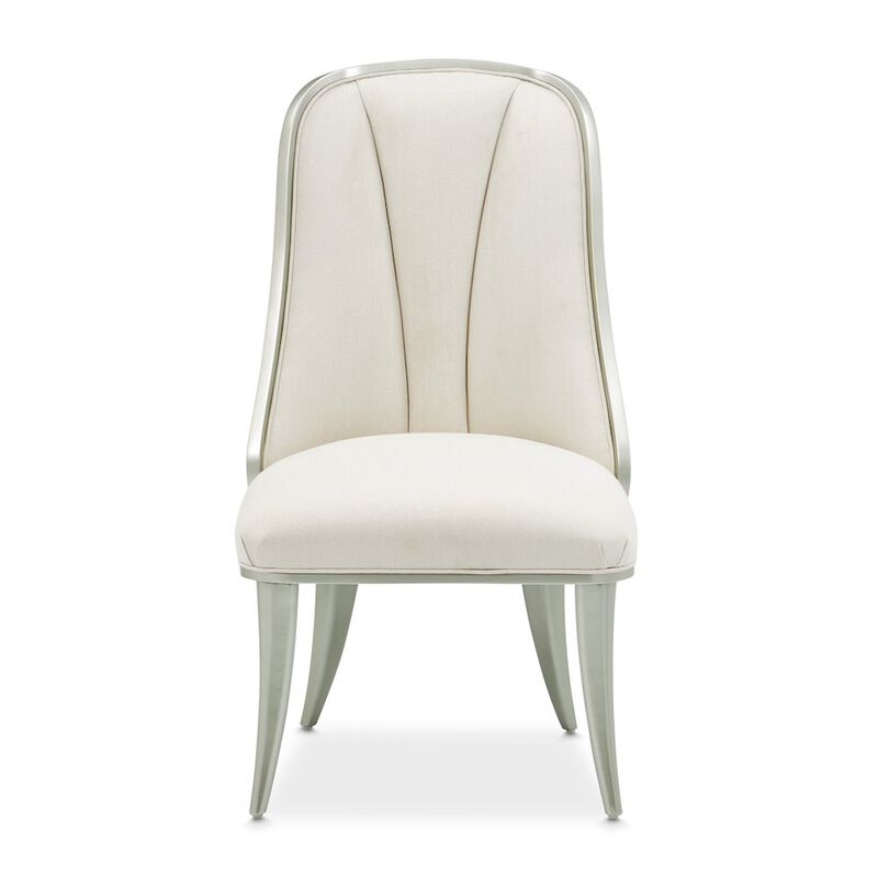 Michael Amini Penthouse Side Chair, Set of 2 - Ash Gray Set of 2