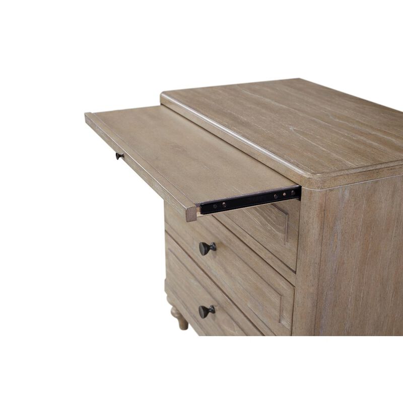 Wilmington 3 Drawer Nightstand