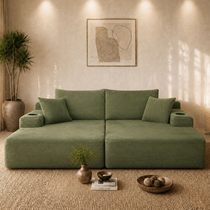 Mesug 69" Cloud Sectional Couch