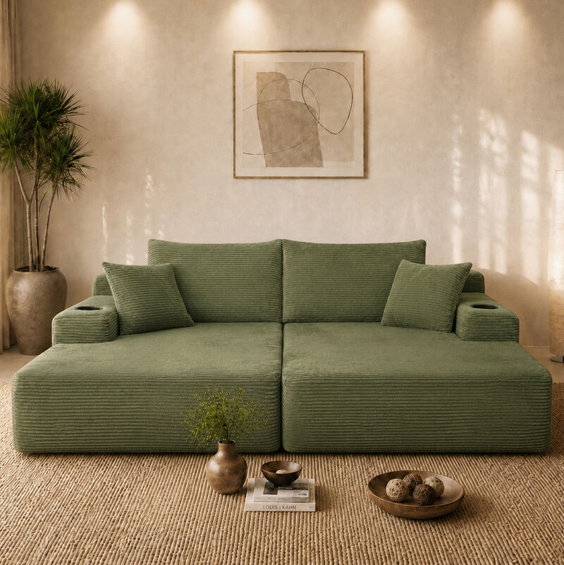 Mesug 69" Cloud Sectional Couch image number 1