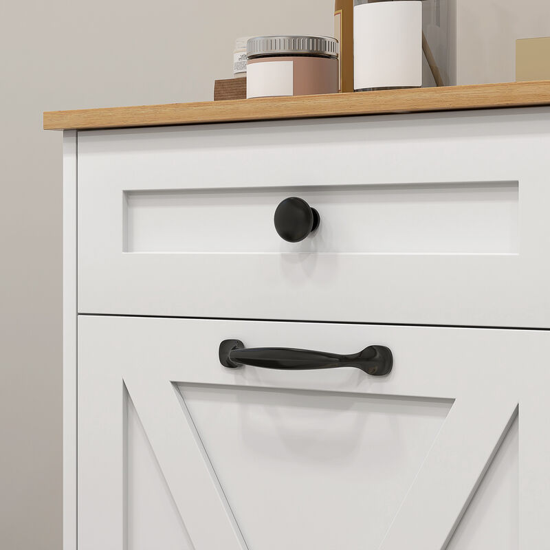 Hivvago Bathroom Storage Cabinet with Removable Hampers image number 7