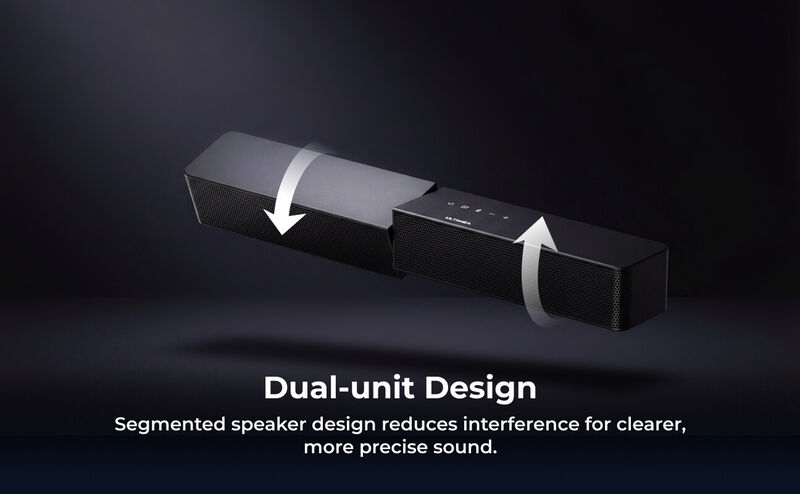 ULTIMEA Poseidon R3T 2.1ch Soundbar with Wireless Subwoofer, App Control, Soundbar for Smart TV, Bluetooth 6.0, HDMI, Optical, 240W Peak Power image number 6