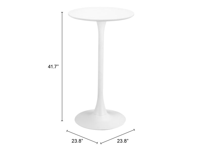Auray Bar Table White image number 5