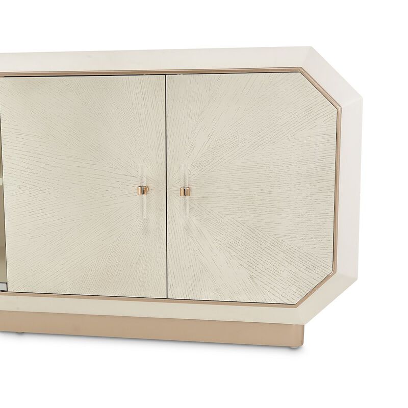 Michael Amini La Rachelle Media Cabinet - Champagne image number 7