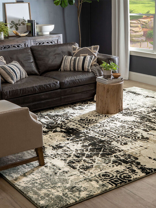 Artisan by Scott Living Frotage Willow gray 2' X 3' Rug