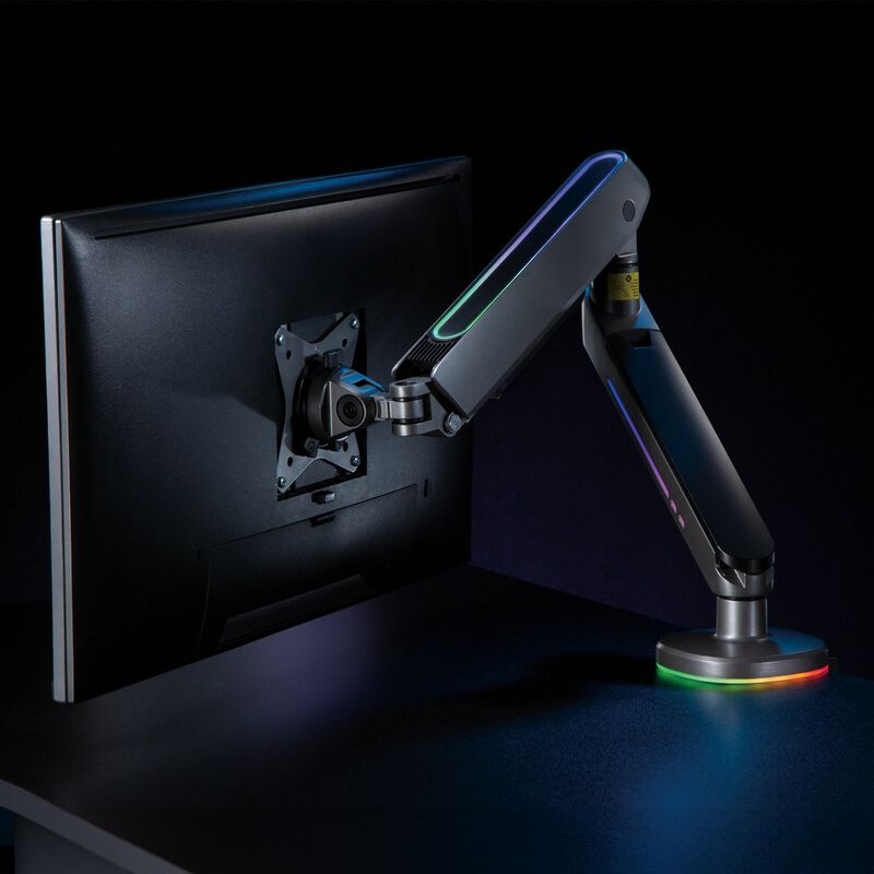 Desky Single LED Monitor Arm image number 5