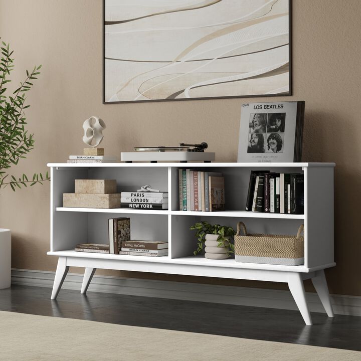 Lunkpu Mid Century Low Bookcase