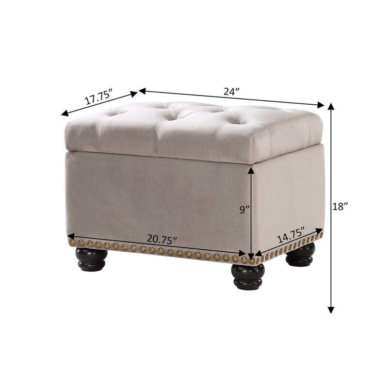 Convience Concept, Inc. 5th Avenue Storage Ottoman