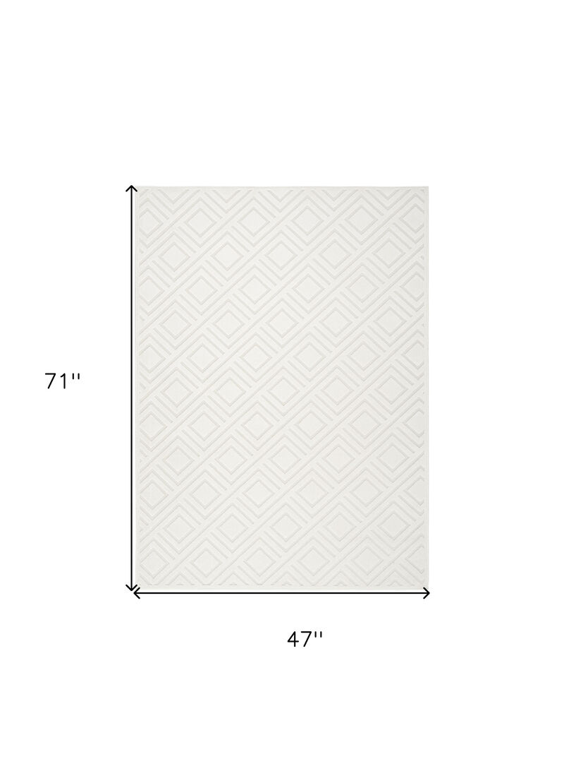 HomeRoots Geometric Area Rug image number 3