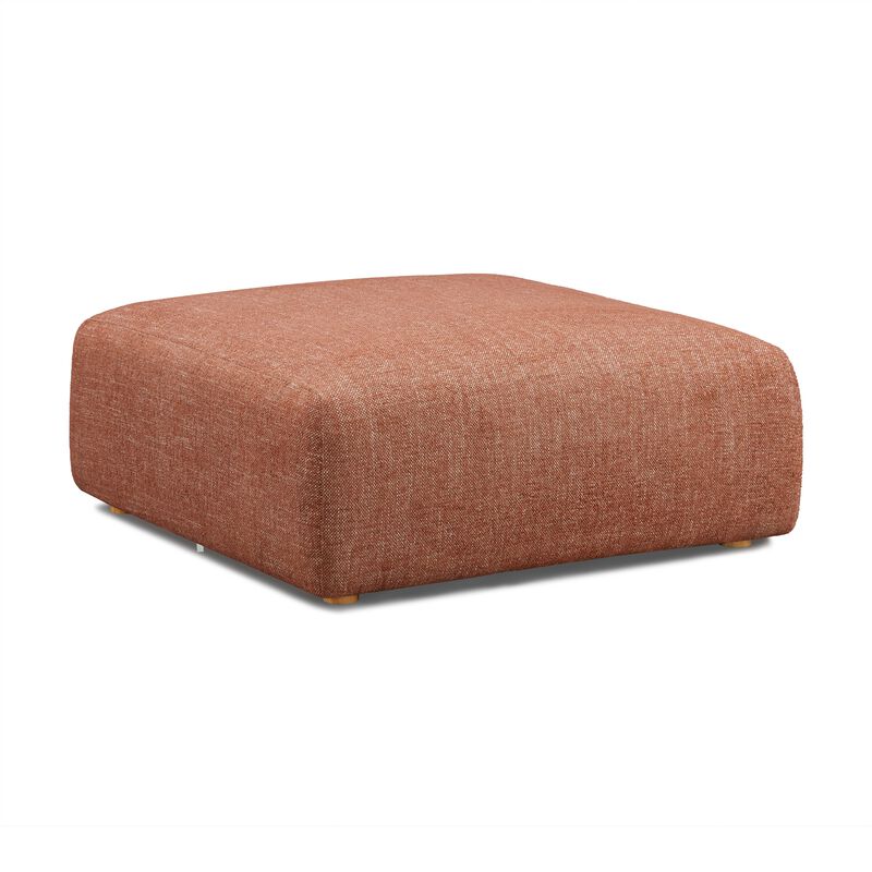 Hangover Heavy Textured Fabric Ottoman