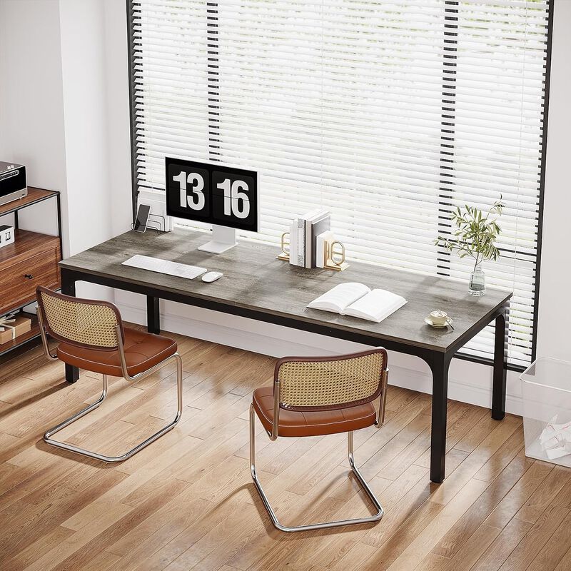86" Two Person Long Computer Desk image number 2