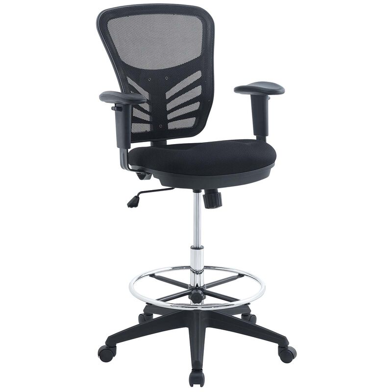 Modway Furniture - Articulate Drafting Chair Black image number 0