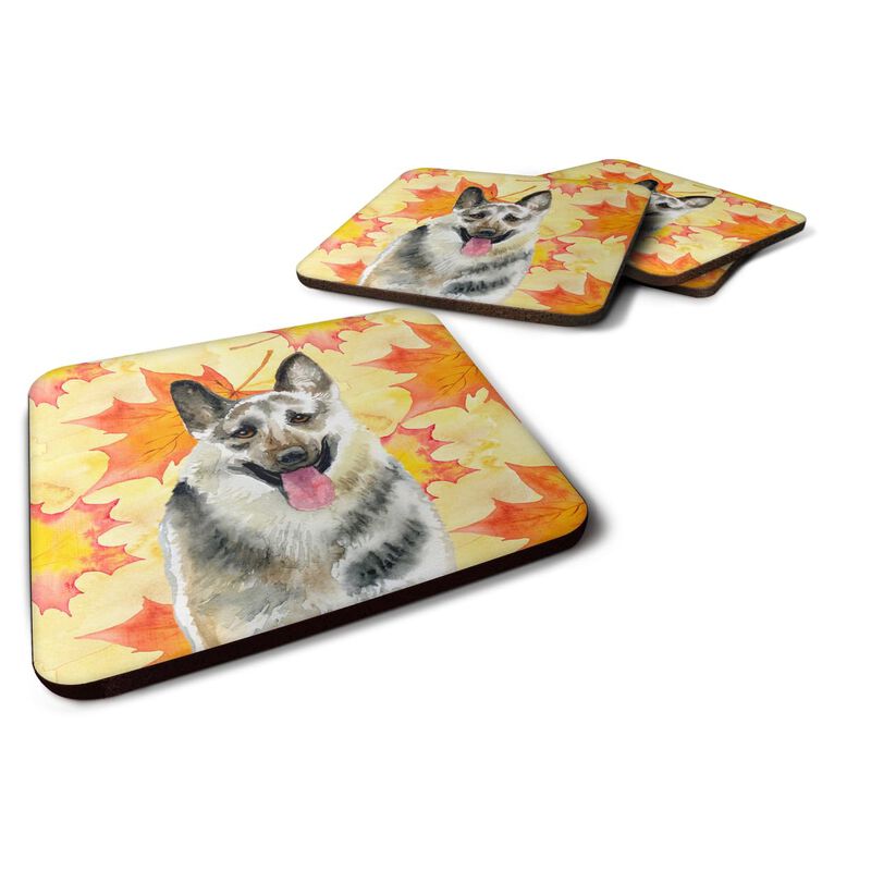 Caroline's Treasures East-European Shepherd Fall Decorative coasters, Multicolor