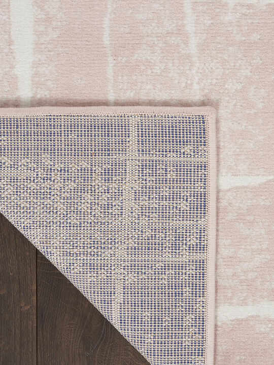 Whimsicle WHS09 Pink/Ivory 6' x 9' Rug