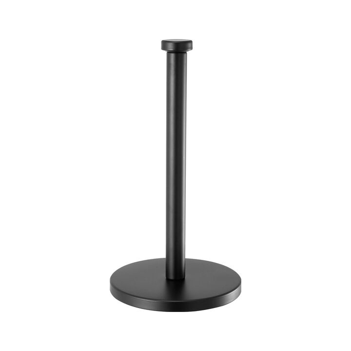 Stainless Steel Countertop Paper Towel Holder with Weighted Base and Suction Cups