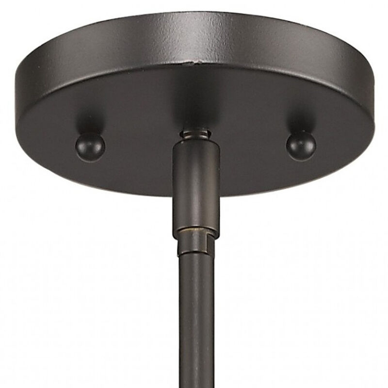 Hivvago Brushed Bronze Minimalist Cylindrical Hanging Light